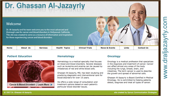 Dr. Ghassan Al-Jazayrly, hematology and oncology in Los Angeles, California.